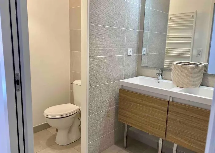 Quai Sud - Gare, 100 M2, Parking, Wifi, Superette, Lave Linge *